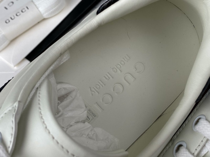 GUCC Ace Leather Sneaker 386750 02JR0 9072