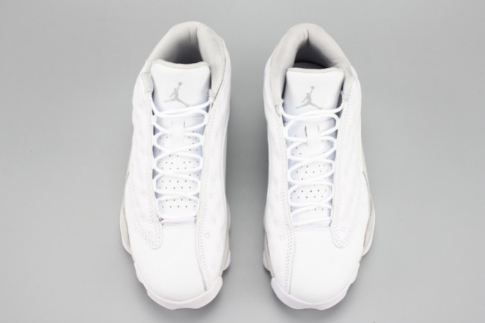 Air Jordan 13 Low“Pure Money” white mens 310810-100
