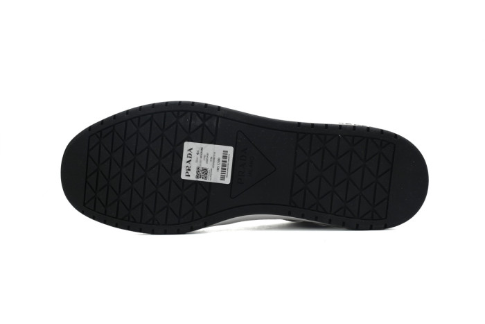Prada Downtown Low Sneakers Black and White